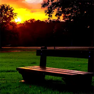 Sunset in the Park PNG ptr