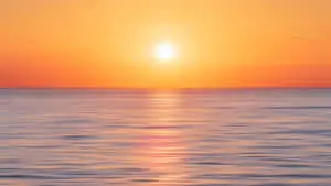 Serene Ocean Sunset