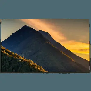 Sunset Over Mountain PNG hbp
