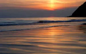 Sunset View on Horizon