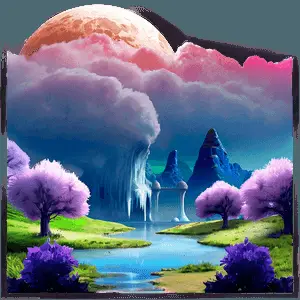 Surreal Dreamcore Landscape PNG 06202024