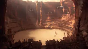 Epic Battle at Geonosian Arena - Star Wars Scene