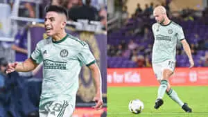 Thiago Almada And Teammate Andrew Gutman