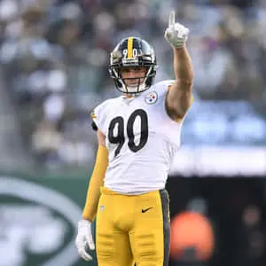 T.J. Watt Pointing A Finger