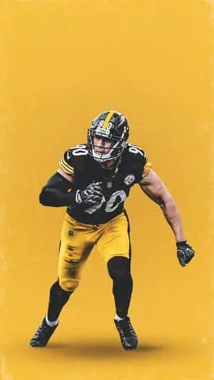 T.J. Watt On Yellow