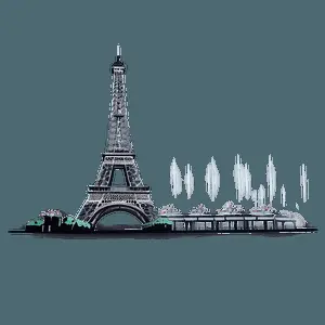Torre Eiffel Street Perspective PNG 20