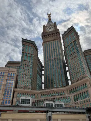 Towering Clock Tower Makkah HD 4K