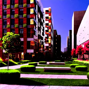 Urban Landscape Design PNG 1
