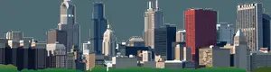 Urban_ Skyline_ Vector_ Illustration