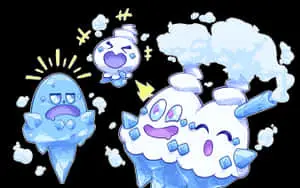Vanillish Vanillite And Vanilluxe Black Backdrop