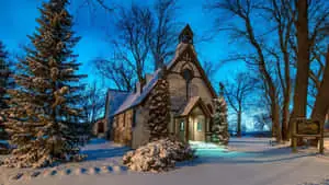 "A Serene Winter Scene"